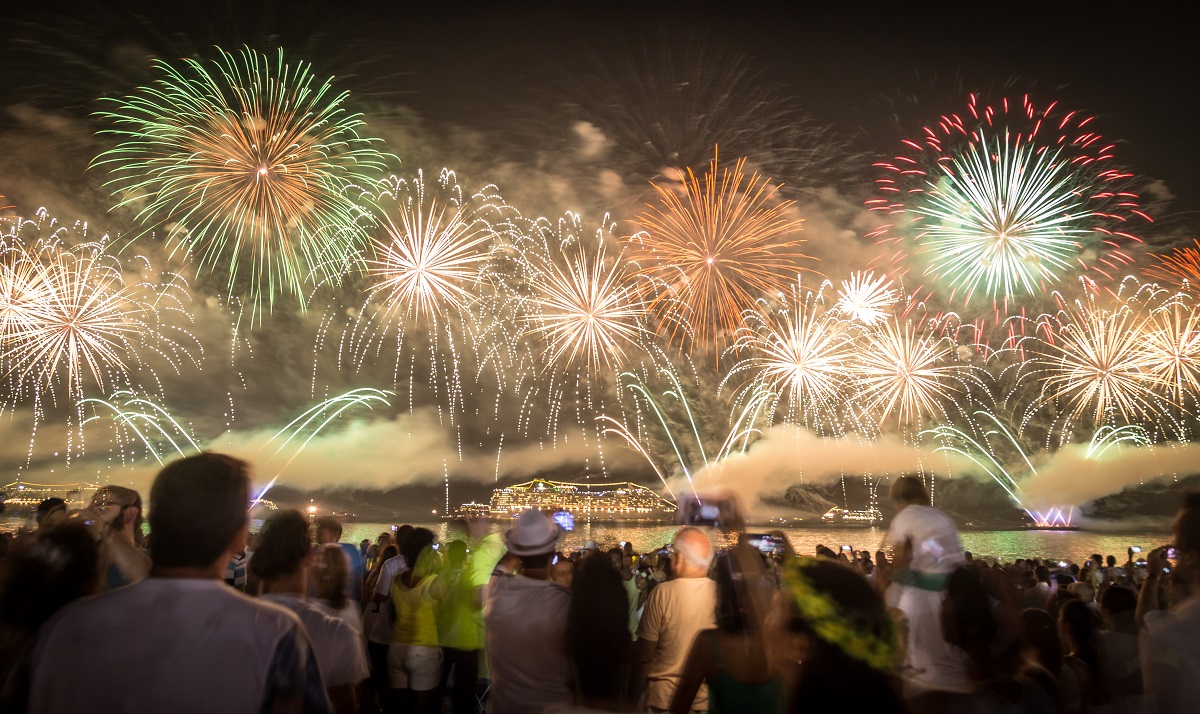 New Year's Fireworks in Copacabana II