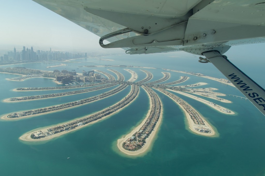 Aerial View of Palm Jumeirah, Dubai