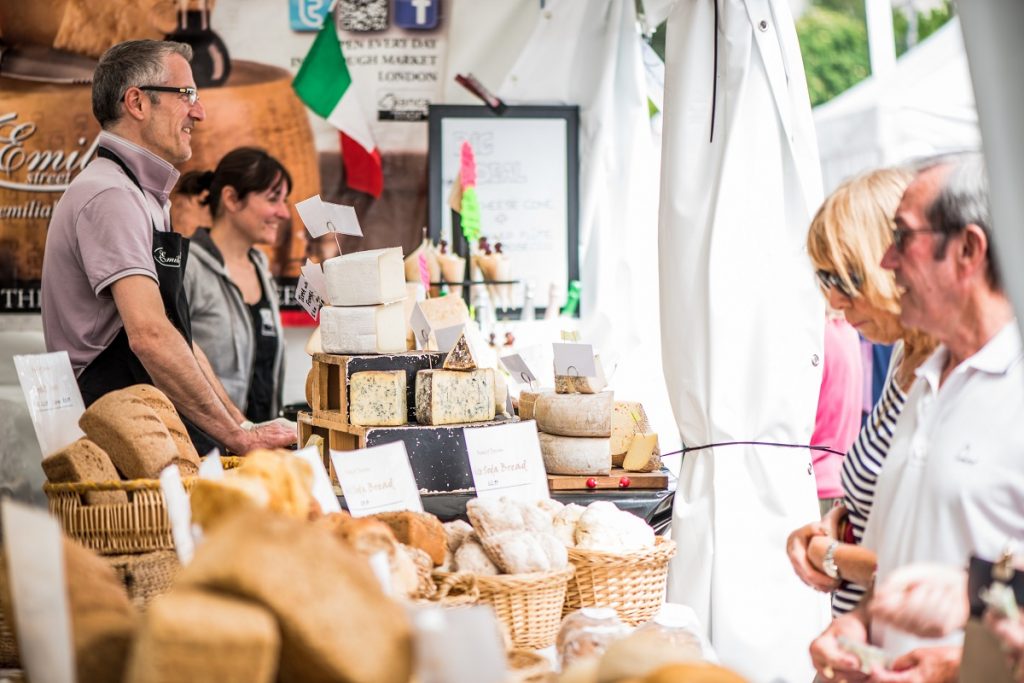 traditional cheese on food festival