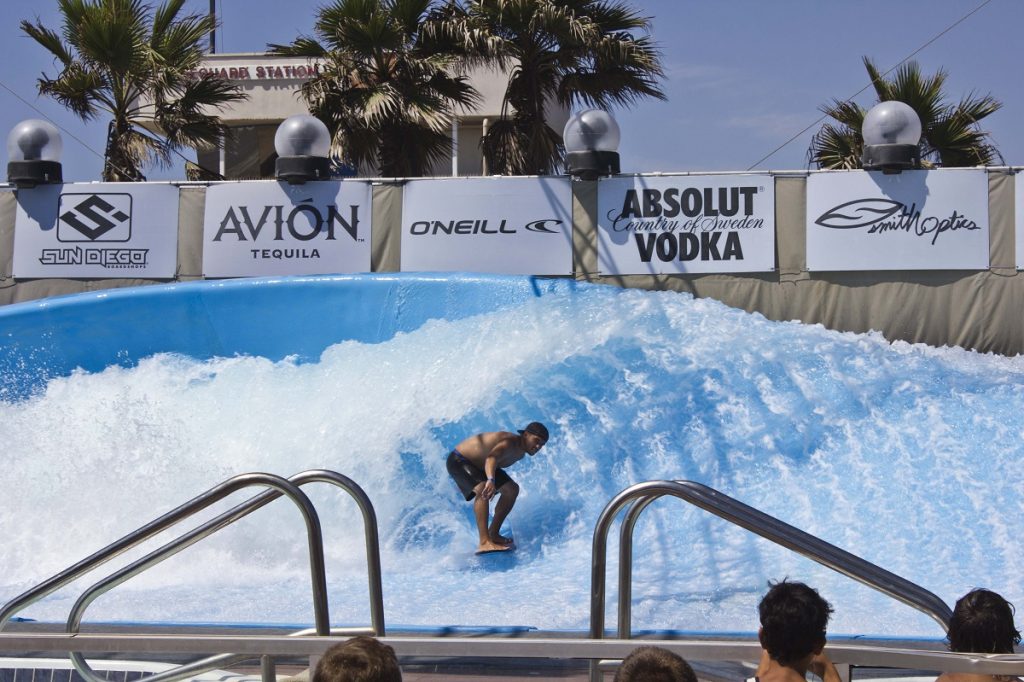 Wave house pool in San Diego