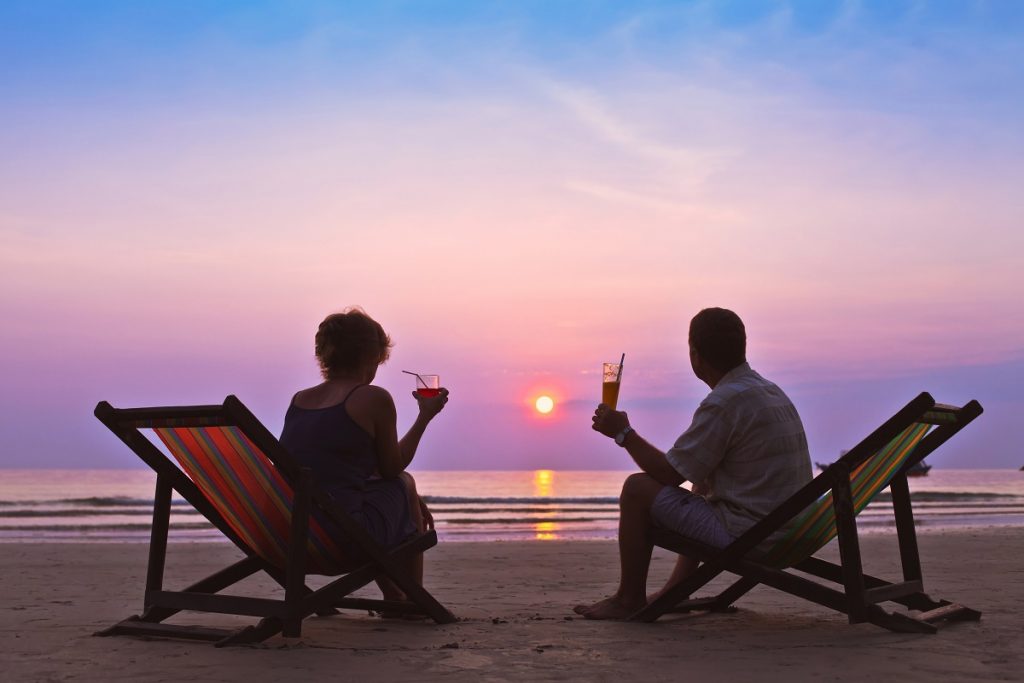 couple on the beach