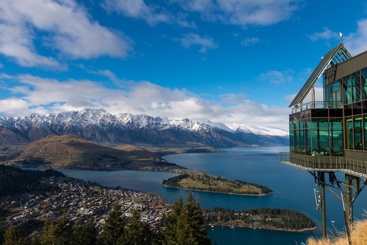 SKYLINE restaurant and view over Queenstown - Anantara Vacation Club