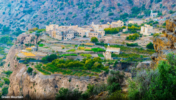 A Small Village Atop Green Mountain